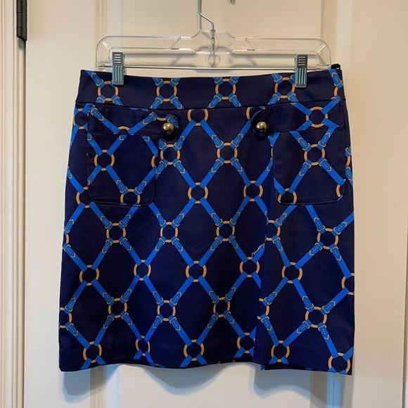 Melly M Dresses & Skirts - Melly M Skirt Mini B Green / Royal Blue